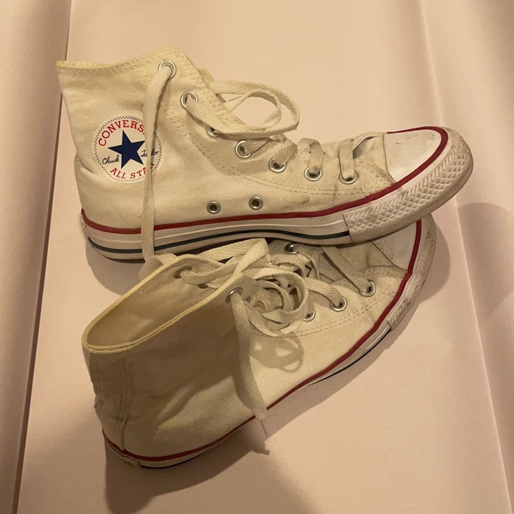 White high top converse
